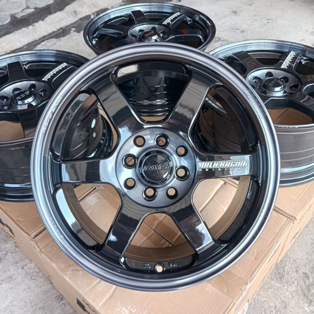 velk TE37 R16 pcd 4×100/114 lebar 7 et 42 kondisi BARU