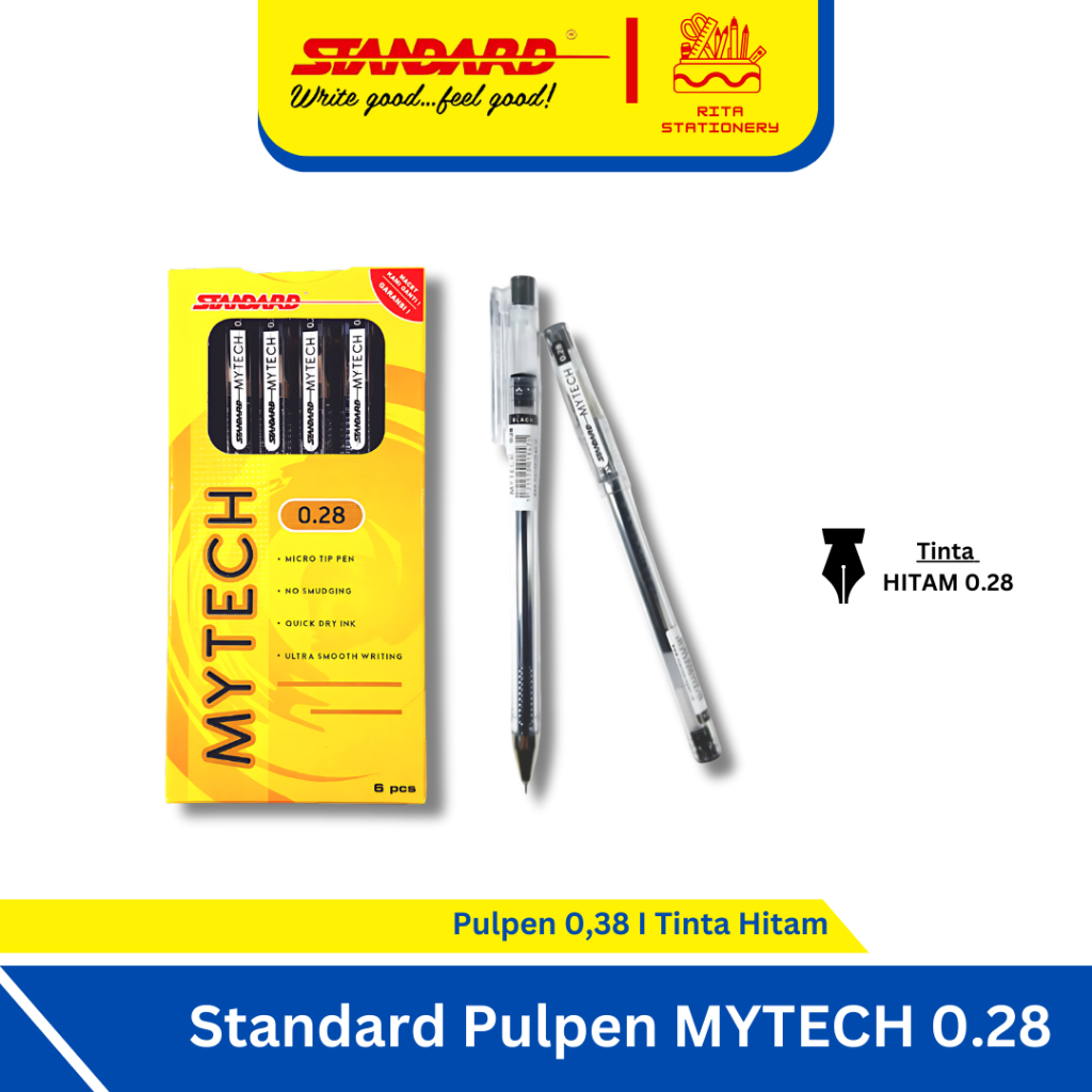 

Pulpen My Tech 0,28 Standard Gel pen Standard MYTECH - Satuan