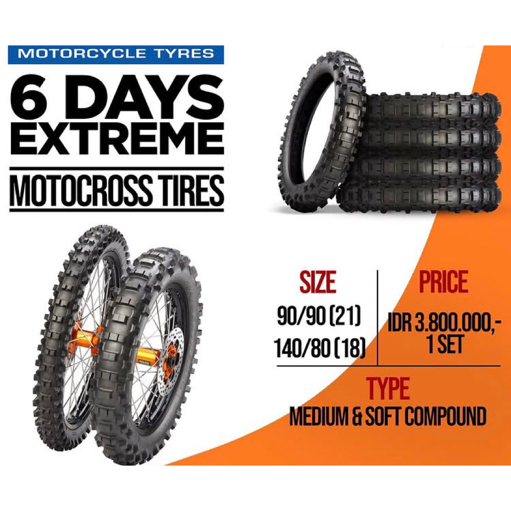 metzeler 6 days extreme soft compouds 1set