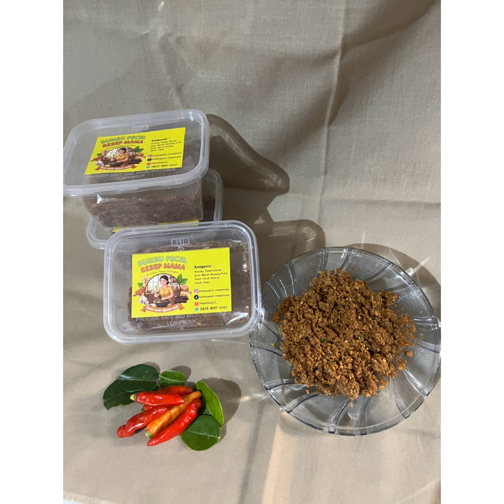 

Bumbu Pecel Homemade Premium from Resep Mama (Rasa Pedas Sedang / 250gr)