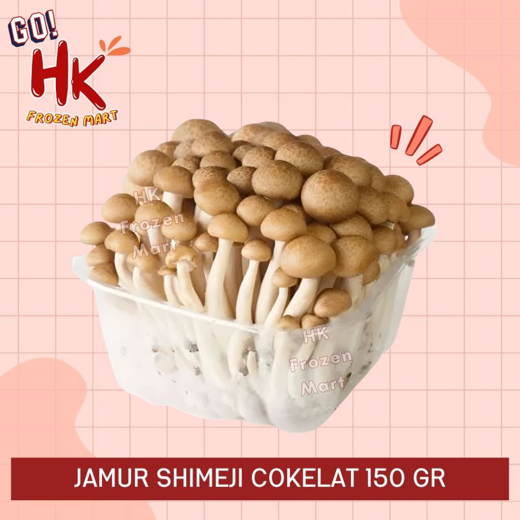 

Jamur Shimeji Cokelat 150gr Fresh Segar HK FROZEN MART