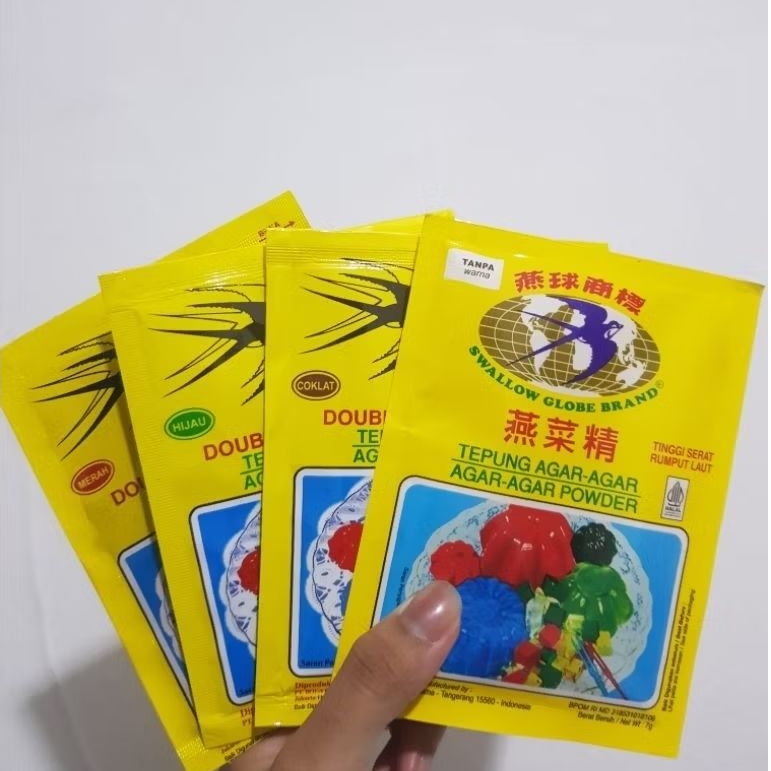 

SWALLOW TEPUNG AGAR AGAR 7GR/SACHET