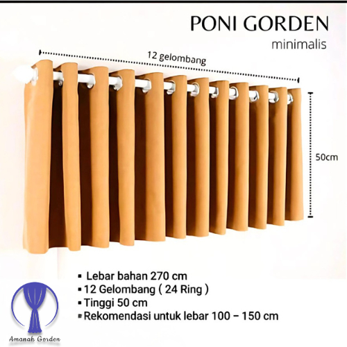 Gordeng Poni Jendela Minimalis Hordeng Poni Pintu Mewah Tabal. Poni Atas Pintu