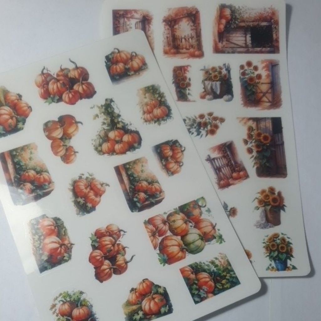 

ARTDOESWORK Pumpkin garden stiker transparan