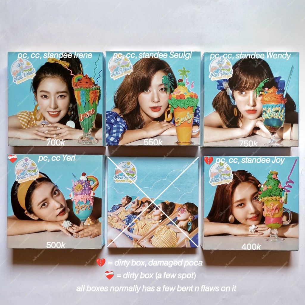 [ RED VELVET ALBUM ] SUMMER MAGIC LIMITED REGULAR IRENE SEULGI WENDY JOY YERI FULLSET READY INA MURA
