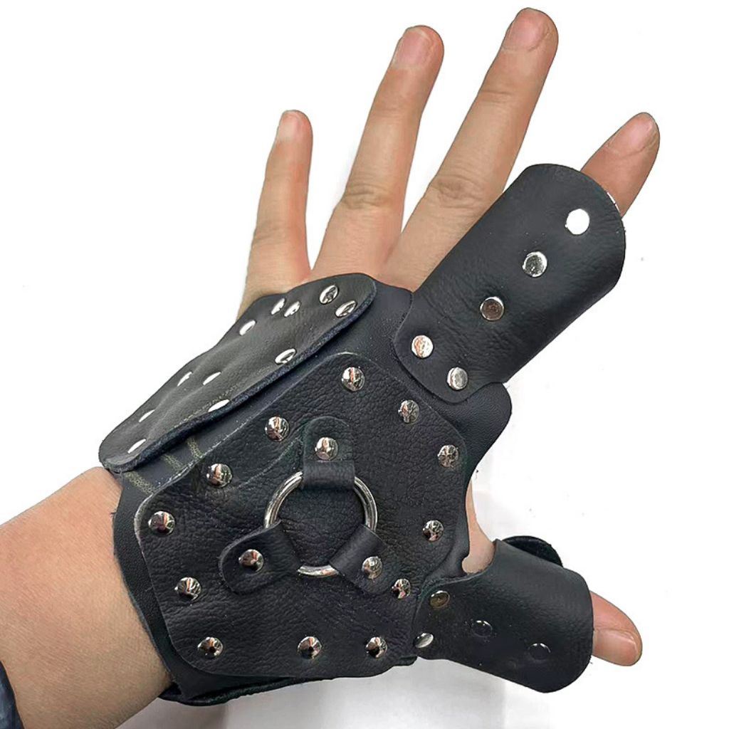 ketapel ikan pelindung tangan dengan PLAT BESI MODEL FULL KIRI/KANAN