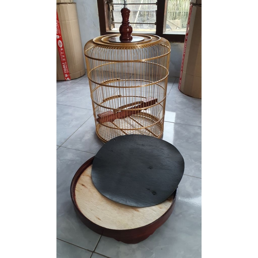 Sangkar Bambu Jemur Perkutut