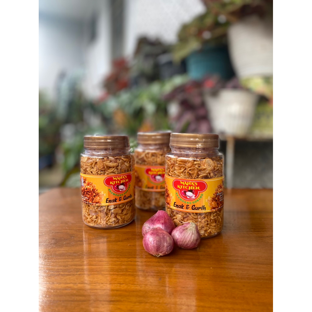 

Brambang Goreng Asli 100% Renyah Gurih – Bawang Merah Goreng Premium Kemasan Jar Higienis
