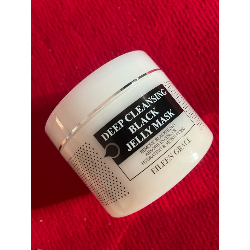 Preloved EILEEN GRACE - Black Jelly Mask / Masker Wajah/ Komedo Pori Berjerawat