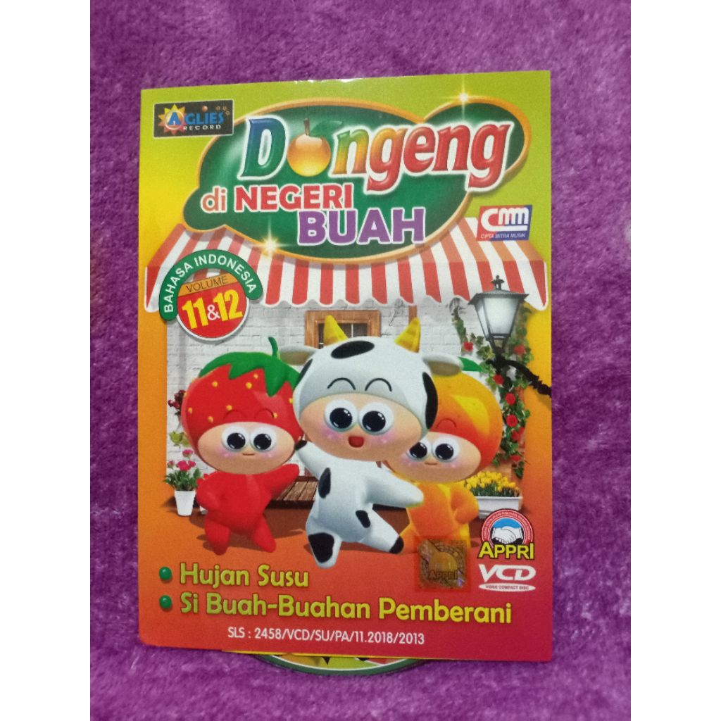 VCD ANAK DONGENG DI NEGERI BUAH VOL 11&12