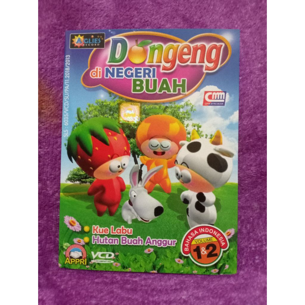 VCD ANAK DONGENG DI NEGERI BUAH VOL 1&2