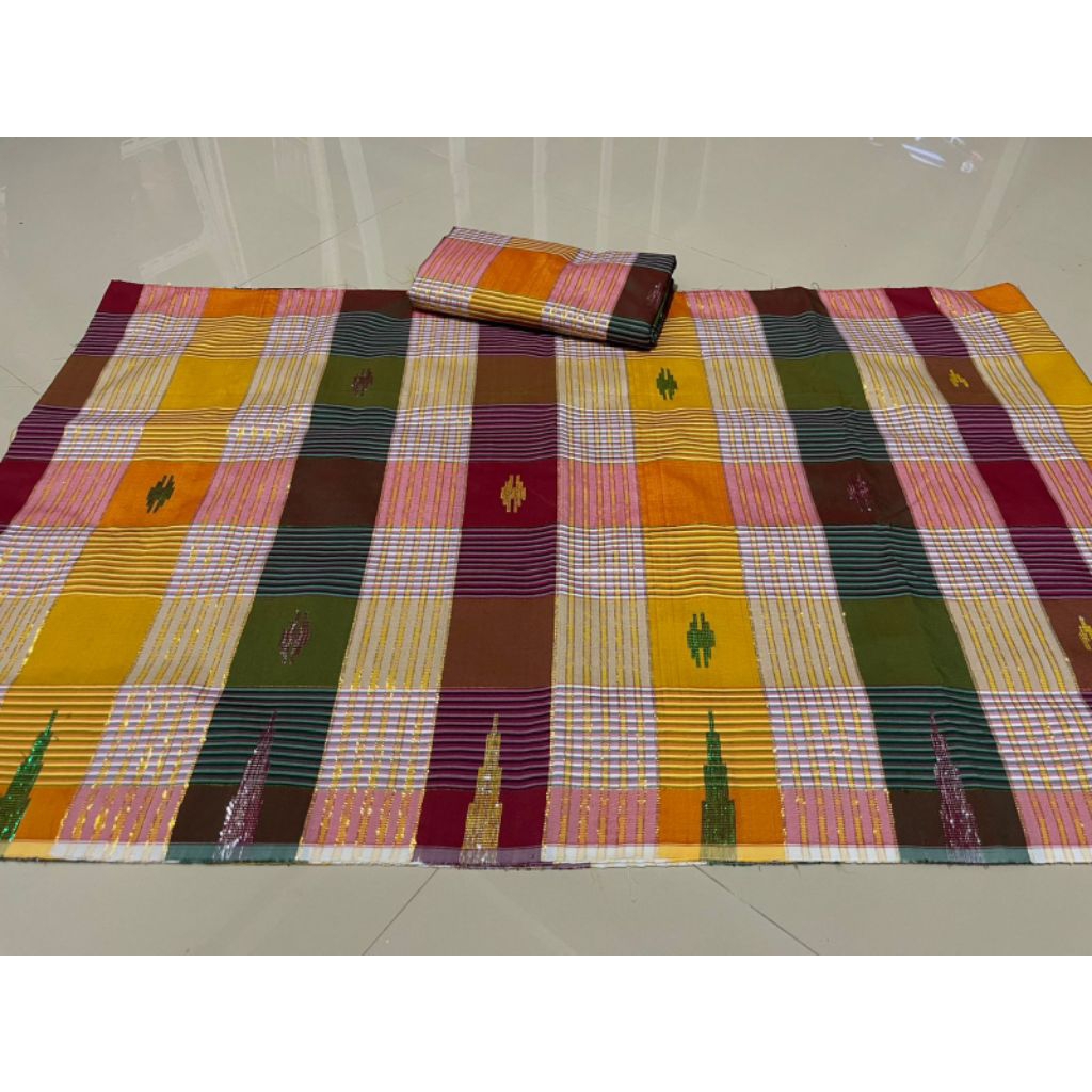 KAIN SARUNG SUTRA SENGKANG BUGIS MOTIF KRISTAL