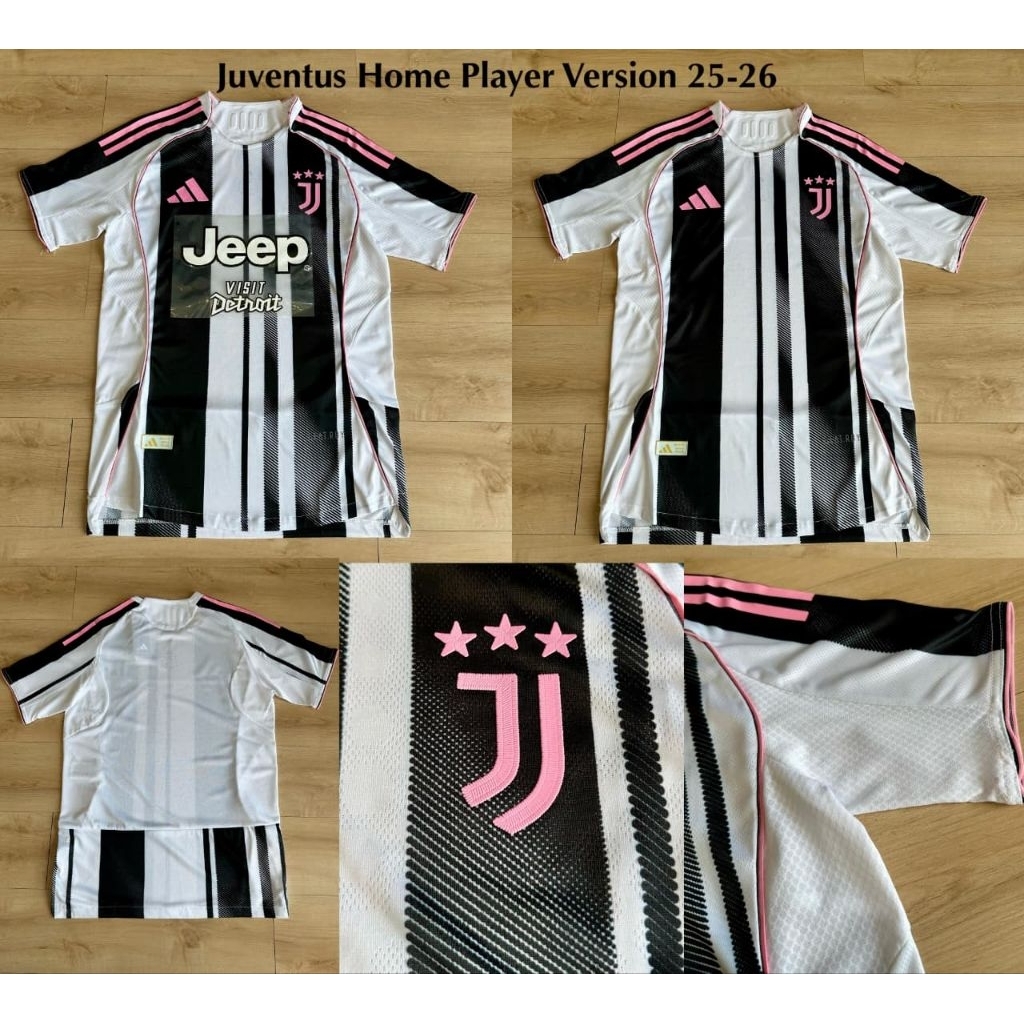 Jersey Bola Grade Ori Juventus Home 2025/2026 - Player Issue Premium