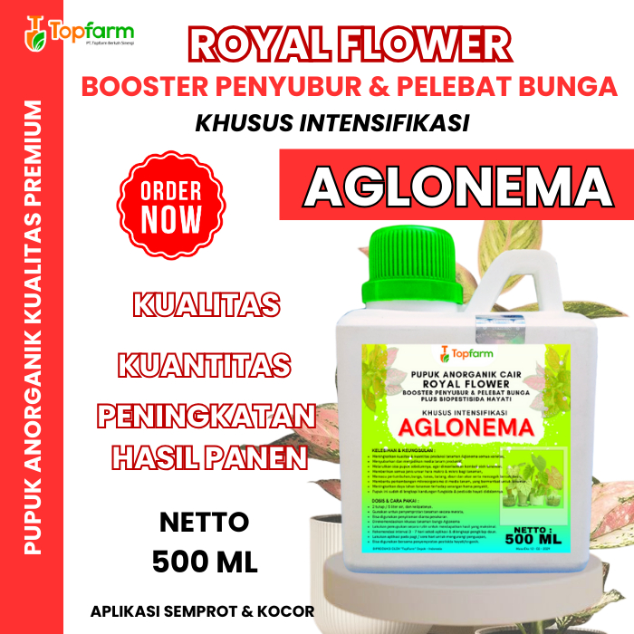 Pupuk Penyubur Daun Aglonema/ Pupuk Daun Aglonema Cair/ Pupuk Khusus Aglonema/ Pupuk Penyubur Dan Pe