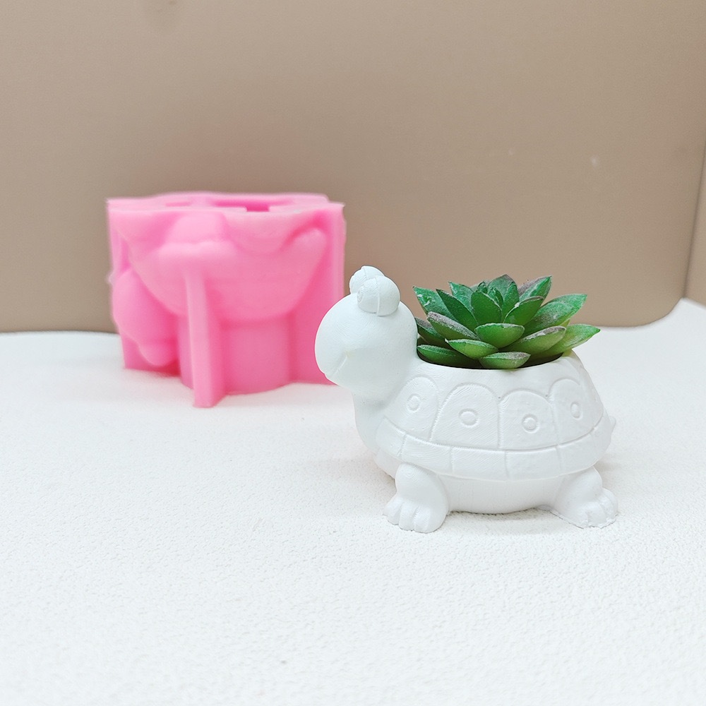 Malili | Cetakan Silikon | Cetakan Semen | Cetakan Resin | DIY | Cetakan Pink Pot Kura-Kura