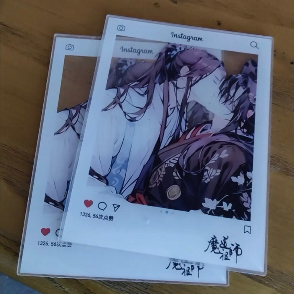 [Ready Stock] Kartu Akrilik Transparan Mo Dao Zu Shi | The Untamed | Grandmaster of Demonic Cultivat