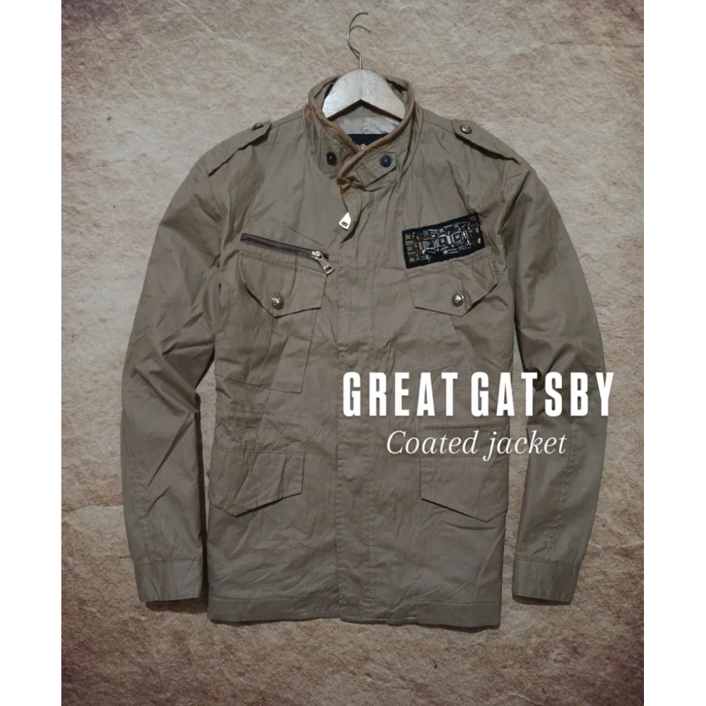 jaket GREAT GATSBY bahan coated recomend bekas/second/preloved