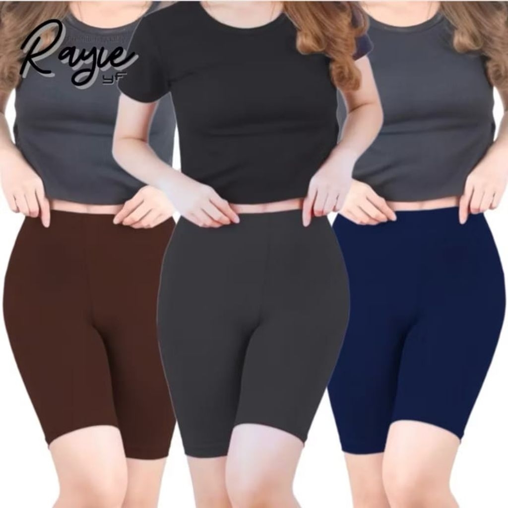 CELANA SHOT SHORTPANTS WANITA LEGGING PENDEK WANITA BAHAN SPANDEK *jumbo*