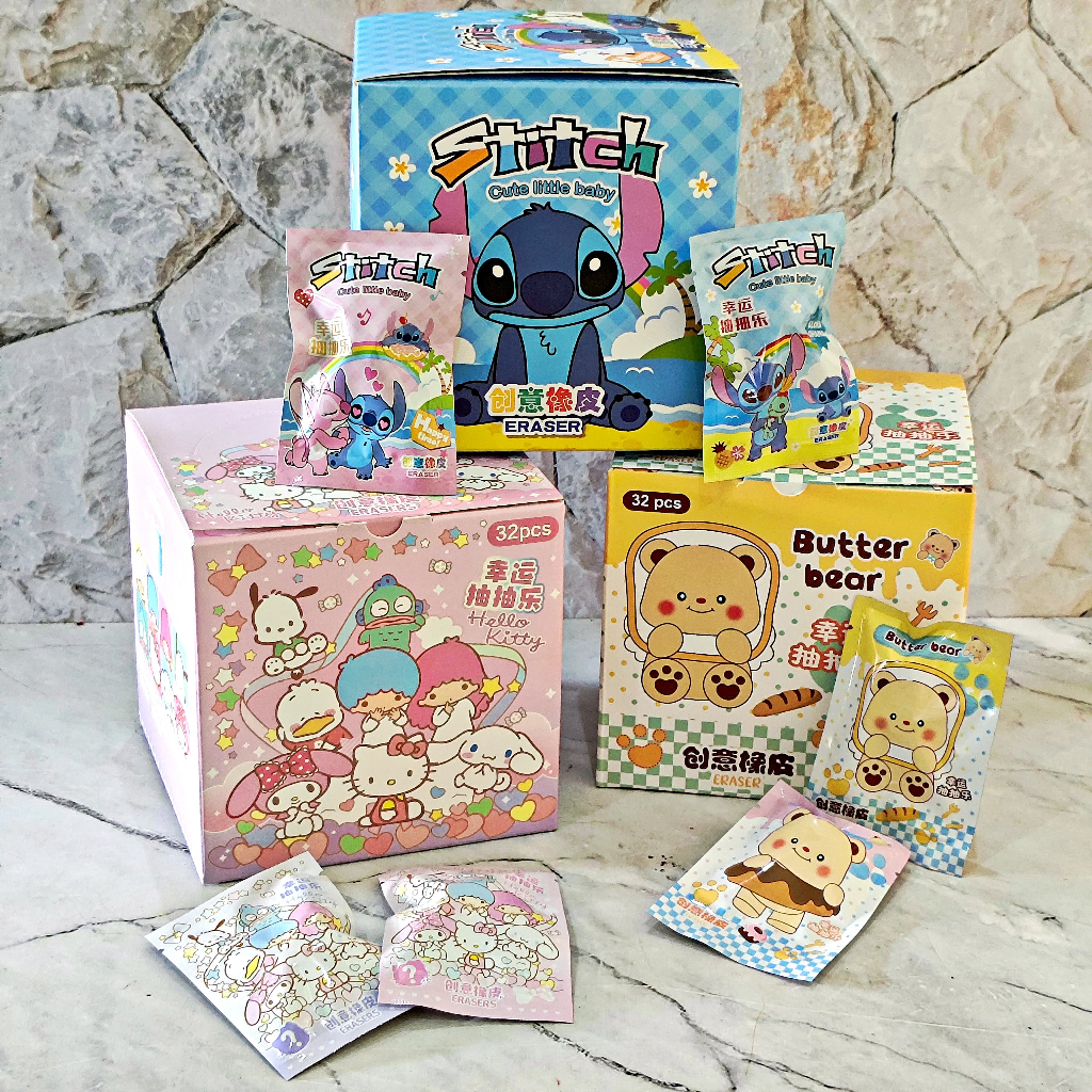 

SATUAN ( 1 PCS ) Penghapus Premium Mistery Lucu Karakter Fancy