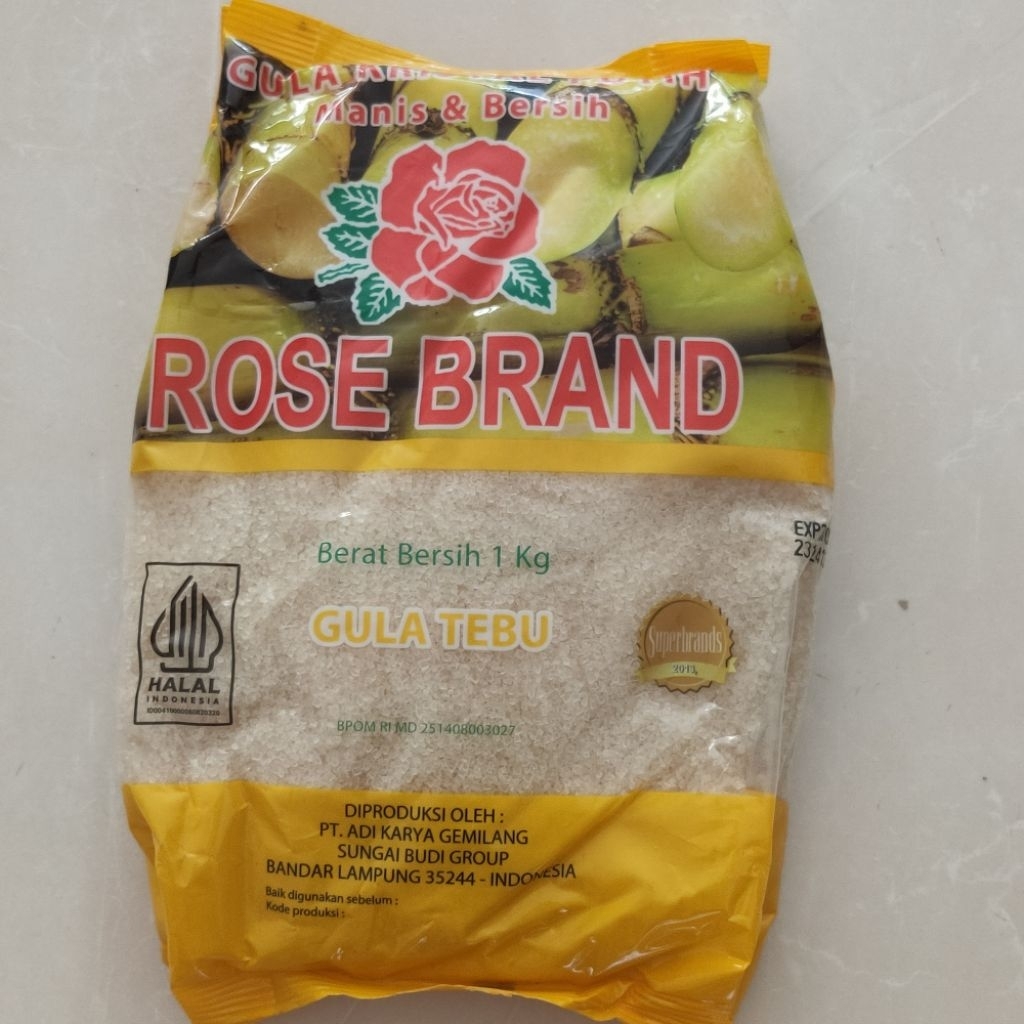 

Rose Brand Gula Pasir Gula Tebu 1kg