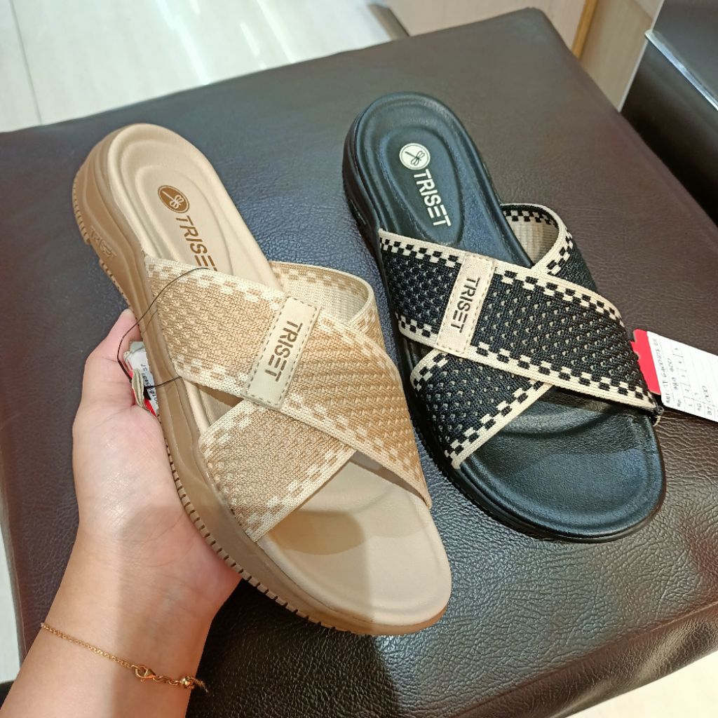 sandal wanita flat TRISET original matahari