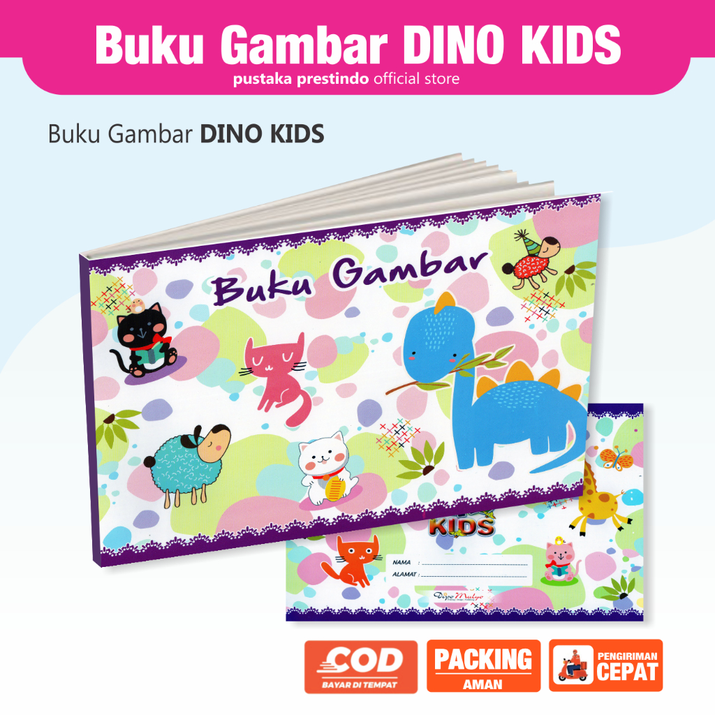 

Buku Gambar Dino Kids Untuk Anak PAUD - SD - SMP