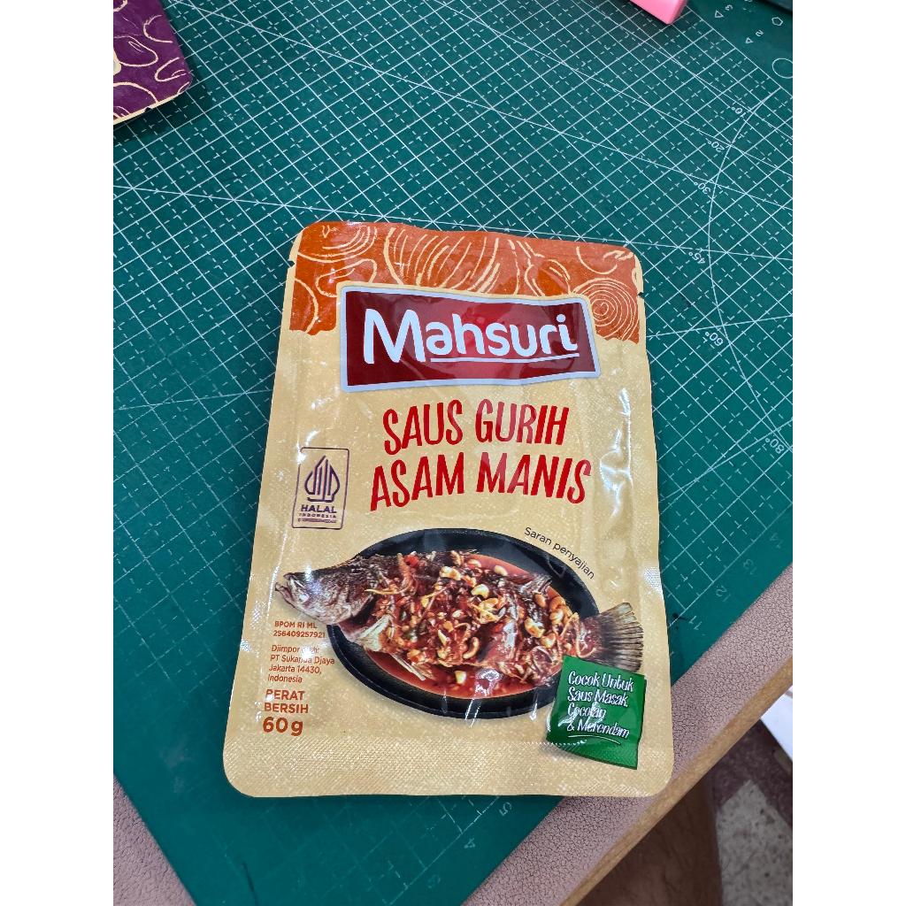 

Sweet and Sour Sauce Mashuri / Saus Asam Manis Mashuri - 60 Gram