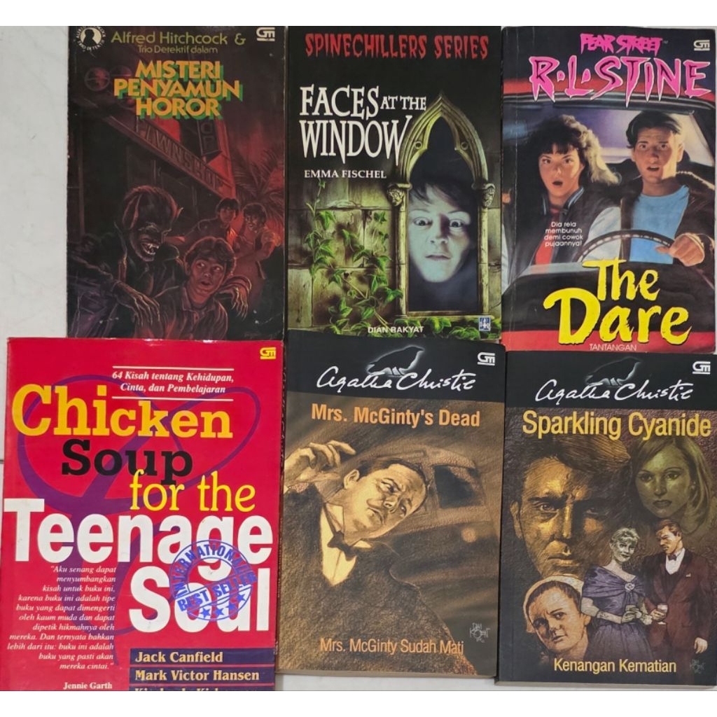 Novel THE HOBBIT dan kumpulan novel Agatha Christie - Chicken Soup - hilman olga