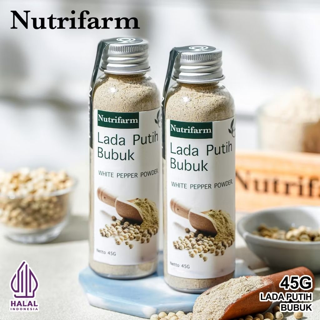 

Lada Putih Bubuk 45g Botol