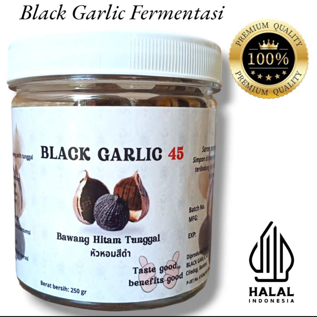 

Black Garlic Bawang Hitam Tunggal Solo 250gram Untuk Kesehatan