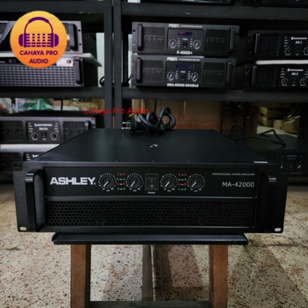Power Amplifier Ashley MA42000 MA 42000 Original Class H 3U 2000 Watt
