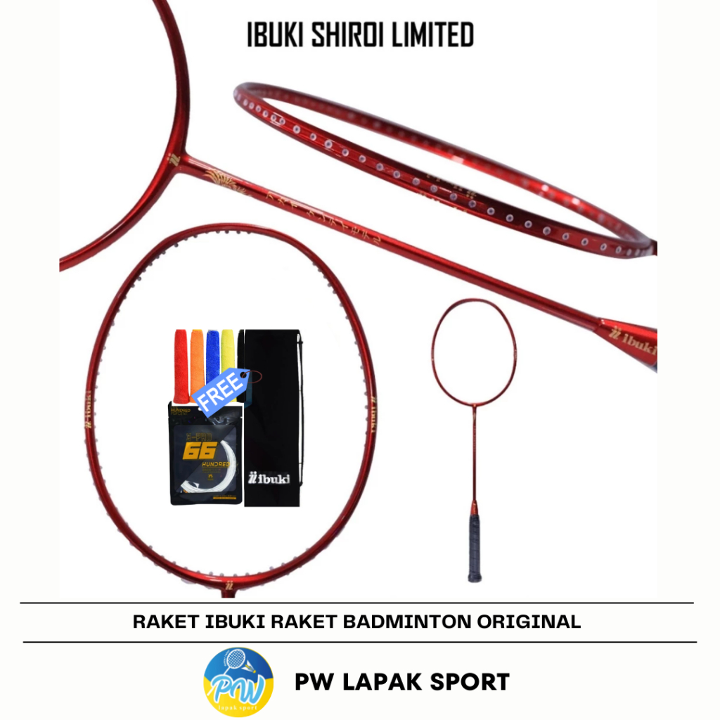 IBUKI SHIROI / AKAI Limited Edition Raket Badminton Original