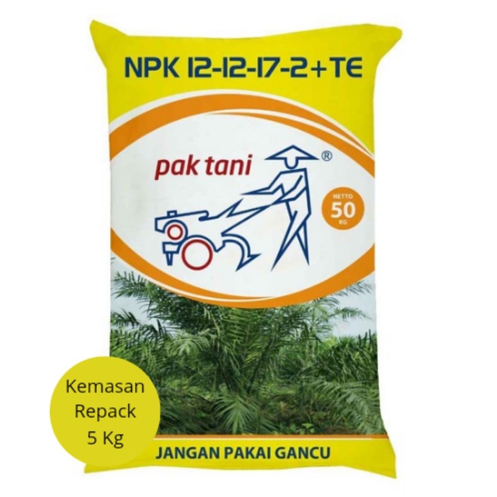 PUPUK NPK 12-12-17-2+TE PAK TANI Kemasan Repack 5 kg