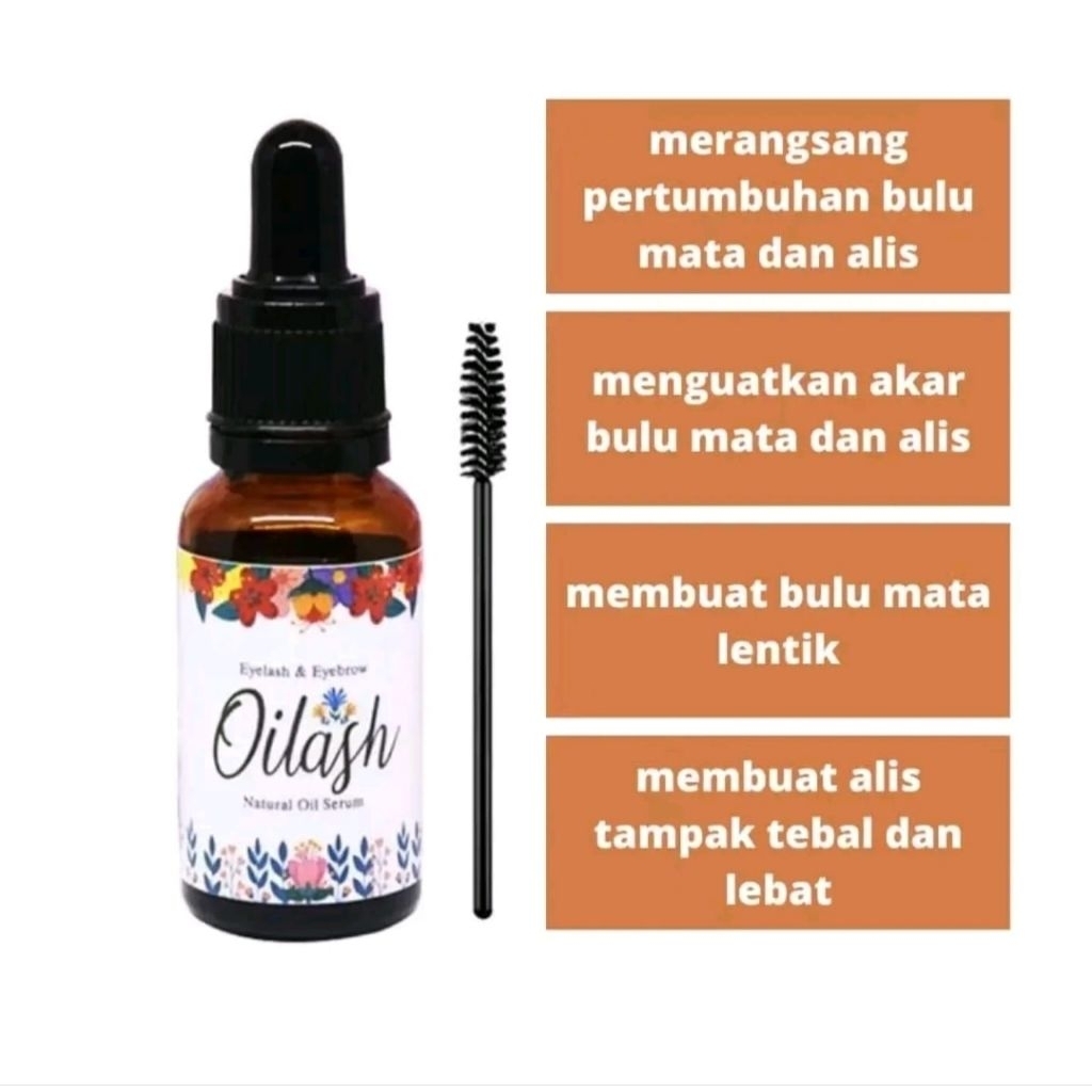 OILASH PERTUMBUHAN ALIS BULU MATA SERUM PENUMBUH BULU MATA & PENEBAL ALIS
