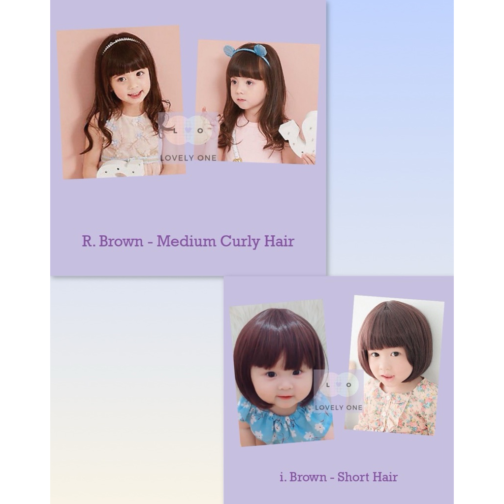 Rambut Palsu Anak Perempuan Wig Girl Preloved