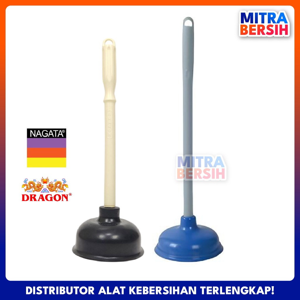 Kop Sedot WC / Alat Pompa Vacum Karet Toilet Mampet / Toilet Plunger / Kop WC Nagata / Kop WC Dragon