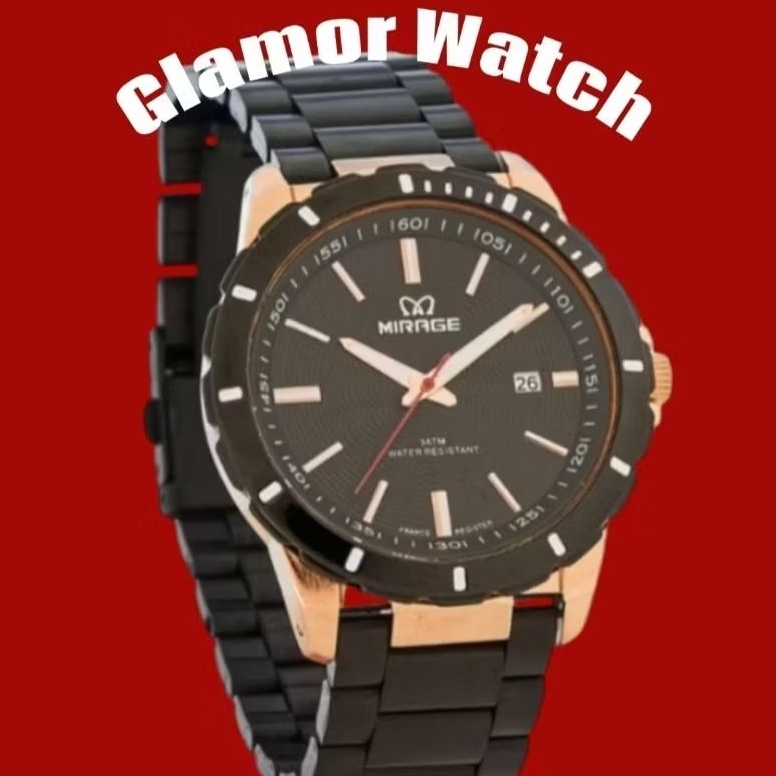 MIRAGE 8549 rantai black rosegold Original