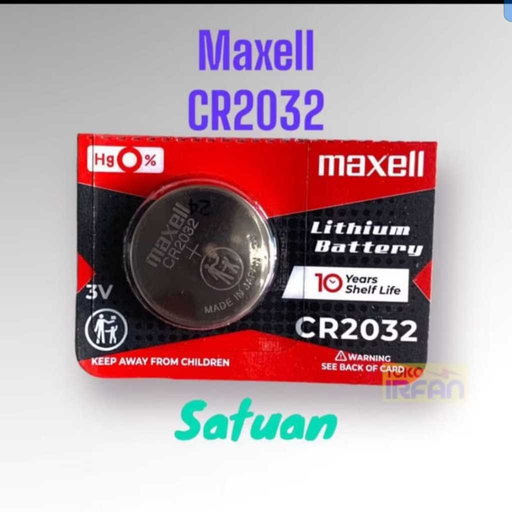 Baterai Maxell CR2032 Lithium 3V baterai remot keyles motor PCX 160 ADV 150 PCX 150 SCOOPY VARIO 125