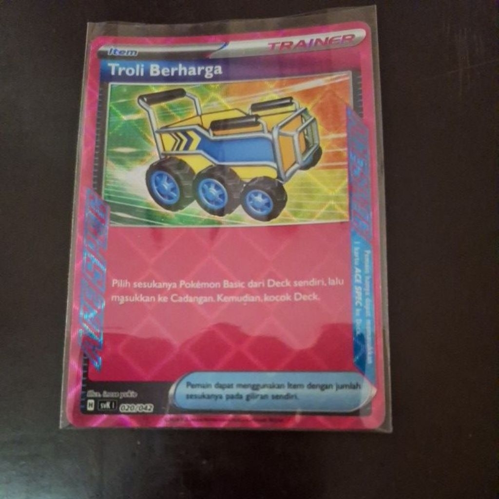 troli berharga original tcg card