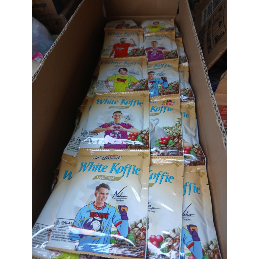 

Luwak white coffie 1renteng isi 10pcs exp aman 2027