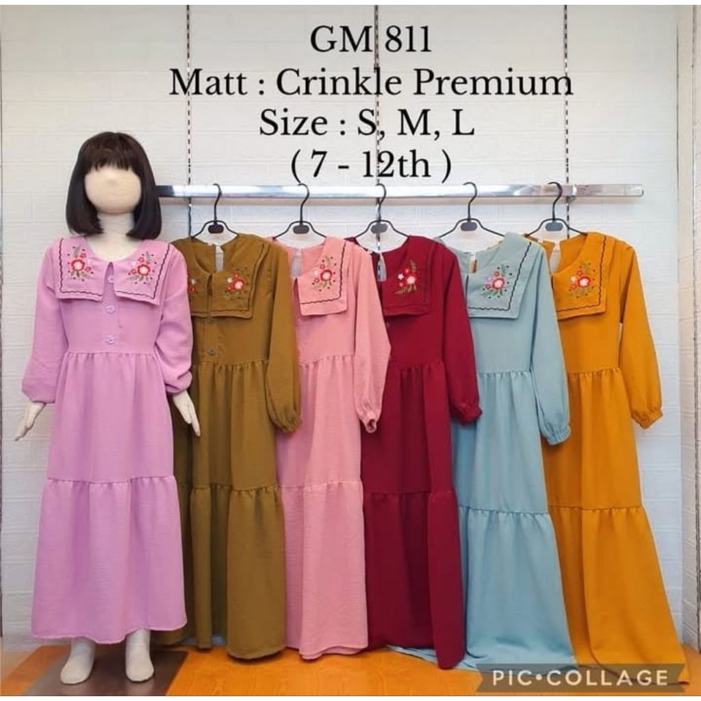 K169 Gamis Anak Cewek