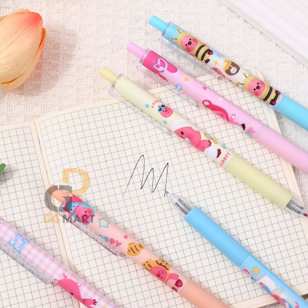 

G & G Mart PULPEN CETEK STANDARD LOOPY PC-2034 BALLPOINT MEWAH PERLENGKAPAN SEKOLAH ANAK LUCU TERMURAH TERJANGKAU BISA COD