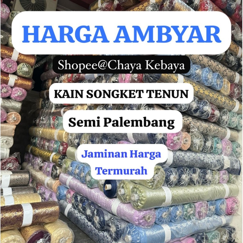 KAIN SONGKET (VOL=2). BAHAN SONGKET. SONGKET TENUN. BAKAL SONGKET / KAIN ROK. SONGKET MELAYU