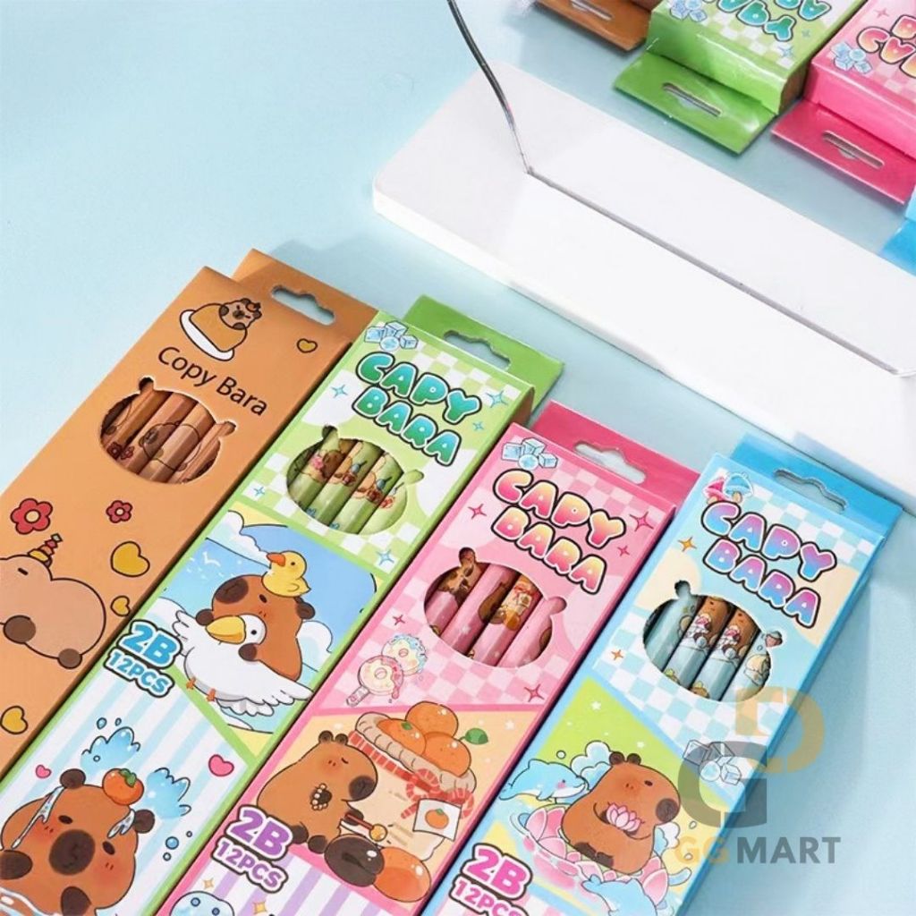 

G & G Mart PENSIL 2B CAPYBARA 1 LUSIN PNS-2036 PERLENGKAPAN SEKOLAH ANAK TERMURAH LUCU TERJANGKAU UNIK BISA COD