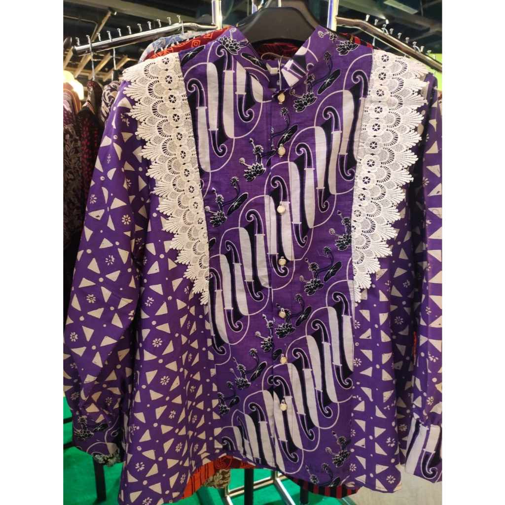 Casual Batik]Batik wanita [motif batik bekasi [pakain batik wanita motif bekasi