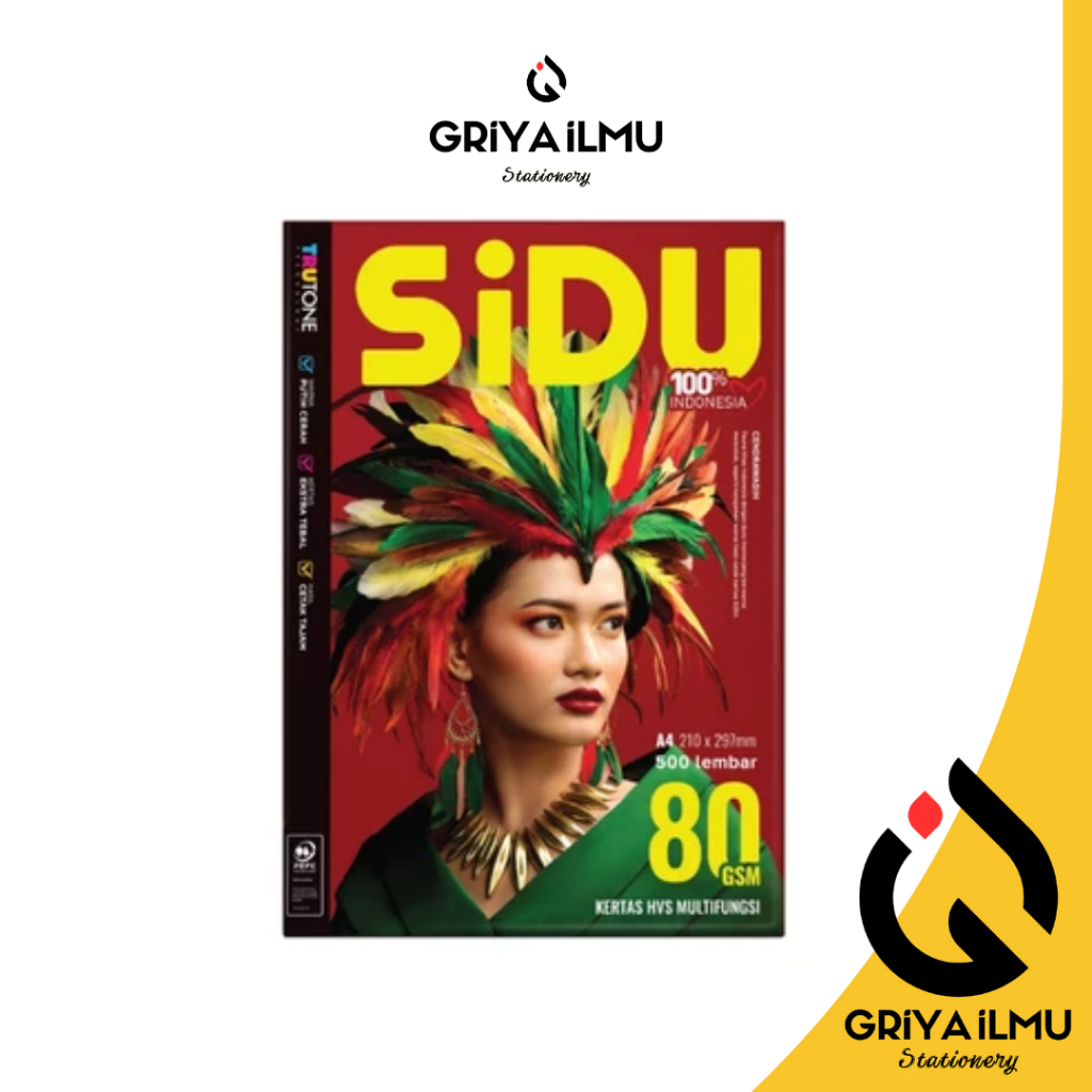 

Kertas HVS A4 SIDU 80 Gsm 500Lembar (0114511)