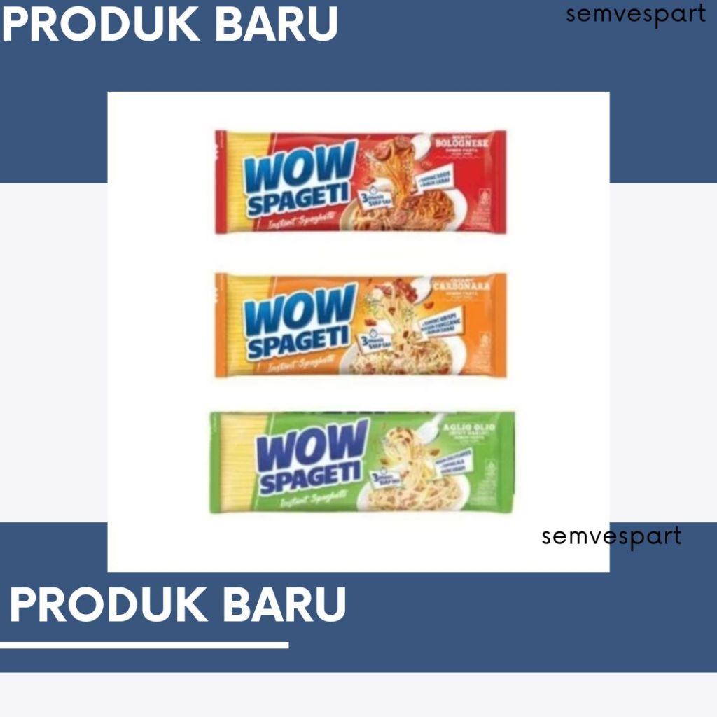 

Wow Spaghetti Instan Kenyal 3 Menit (Mayora)