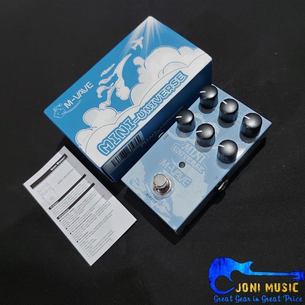 Efek Gitar M-Vave M Vave MVave Mini Universe 9 in 1 Reverb