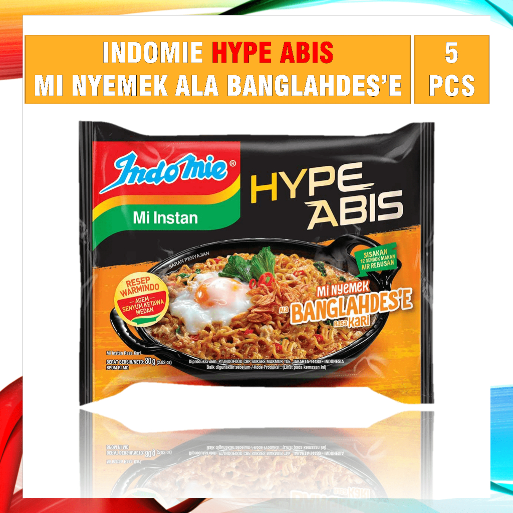 

Indomie Mie Nyemek Banglahdes'e Rasa Kari [5 Pcs]