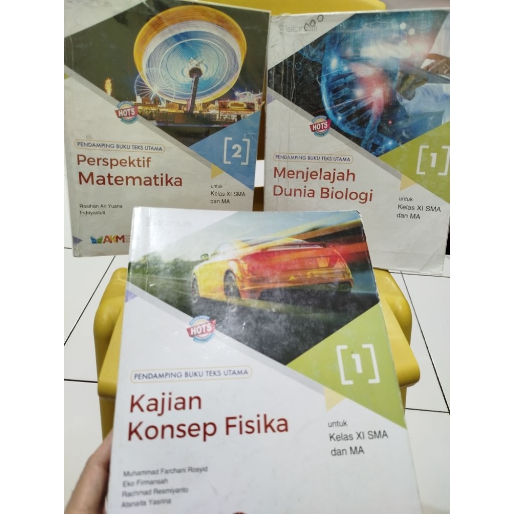 Buku Paket Kelas 11 Asli Bekas Pakai Mulus Kelas XI Buku Perspektif Matematika Fisika Biologi Kuriku